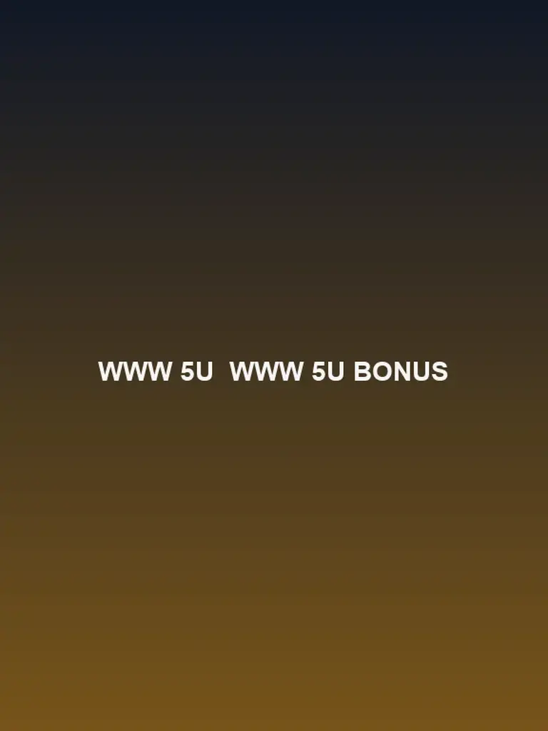 Www 5U bônus