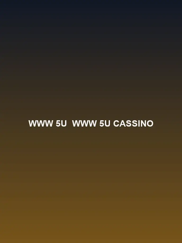 Www 5U cassino